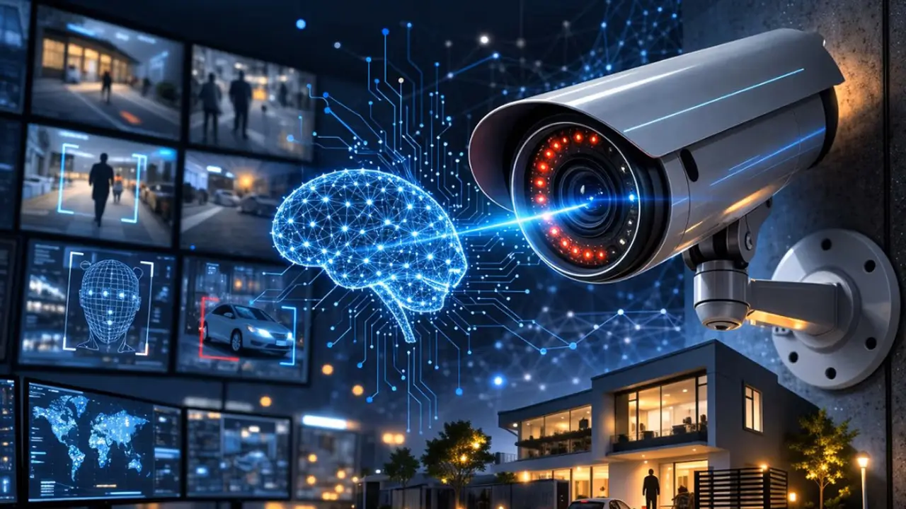 AI camera monitoring setup