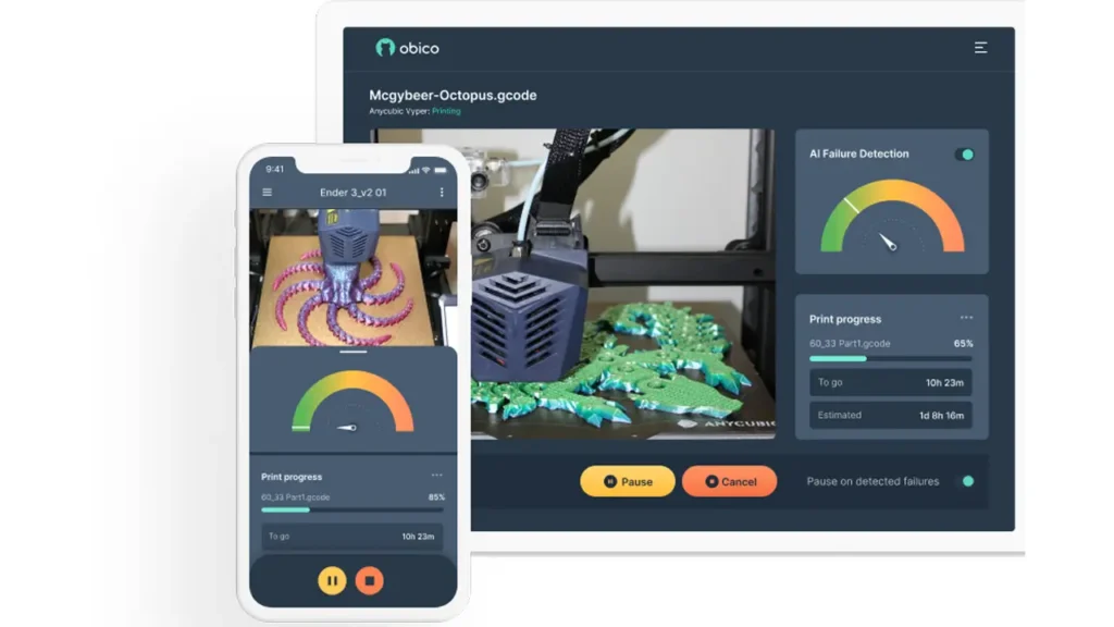 Obico AI monitoring