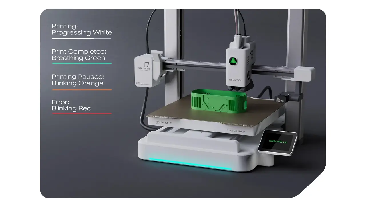 creality sparkx i7 3d printer