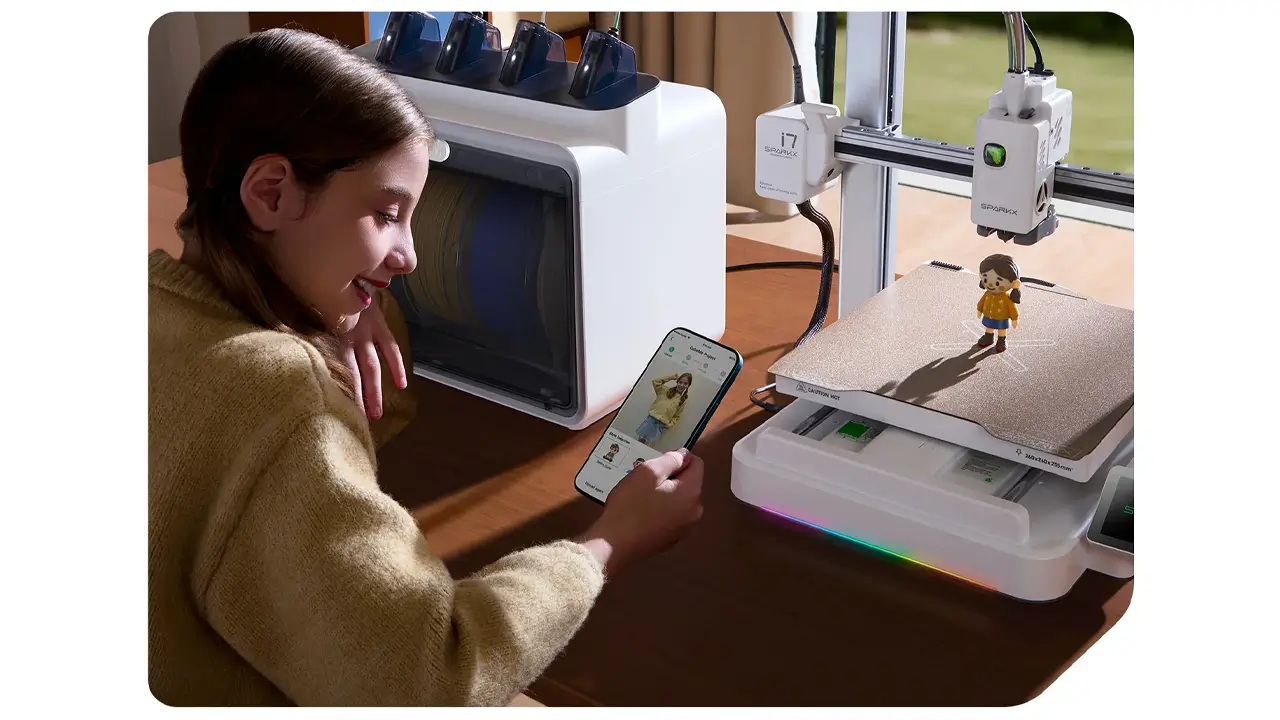 creality sparkx i7 3d printer